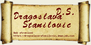 Dragoslava Stanilović vizit kartica